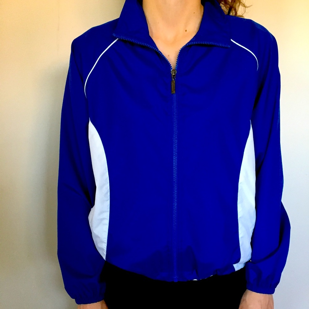 Blue wind jacket